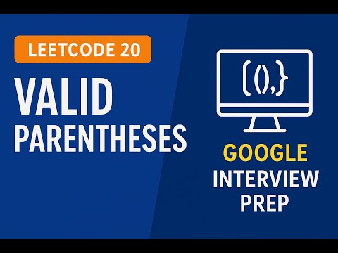 🧱 Leetcode 20 - Valid Parentheses | Stack Logic Explained | Microsoft Interview Prep