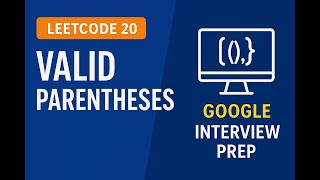 🧱 Leetcode 20 - Valid Parentheses | Stack Logic Explained | Microsoft Interview Prep
