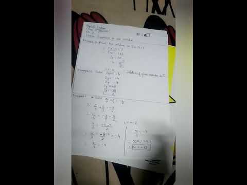 Linear equations in one variable #L1|NCERT|Class 8| Examples 1,2,3,4