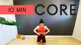 10 Minute Home Core Workout No Equipment for Stability No Equipment, beginner friendly