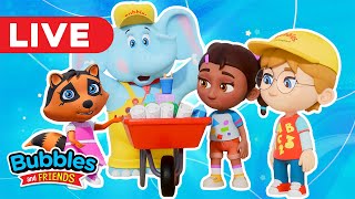 LIVE: My Community | Learn about helping others with Bubbles and Friends