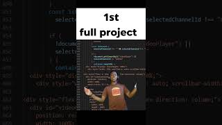 Learning JavaScript Be Like 😅 | First Day vs First Project #Shorts  #codinghumor