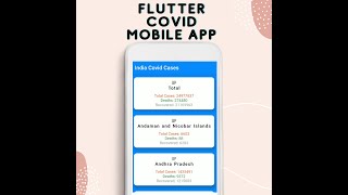 Covid Mobile App in Flutter