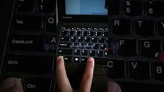 Tombol keyboard Laptop Lenovo ThinkPad X250 ternyata bisa nyala ada lampunya