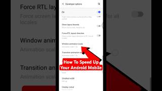 How To Speed Up Your Android Mobile