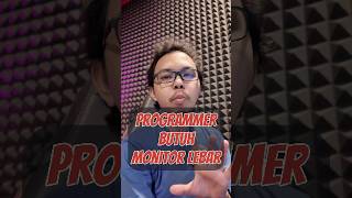 Kenapa programmer butuh monitor lebar?