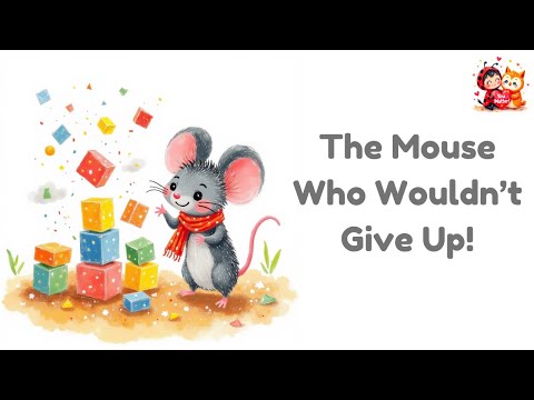 The Mouse Who Wouldn't Give Up 🐭🧱 A Determined Tale About Persistence and Courage