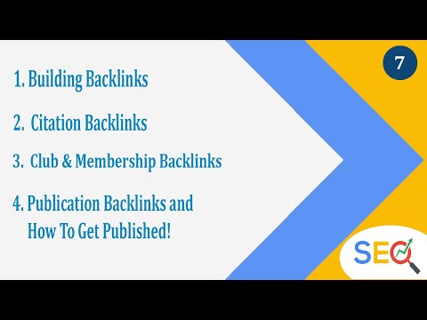 Citation Backlinks | SEO Link Building | SEO full course Part 7