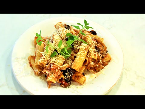 Roasted Eggplant Pasta