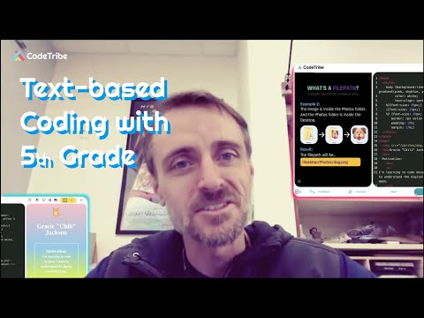 How Tim in Wyoming Teaches Text-based Coding to 5th Graders | CodeTribe