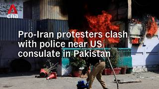 8 killed in clashes after pro-Iran protesters try to storm US consulate in Pakistan's Karachi