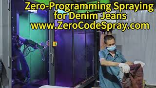 Zero-Programming Revolution: Automated Denim Spray Finishing for Perfect Washes | CodeFreeSpray.com