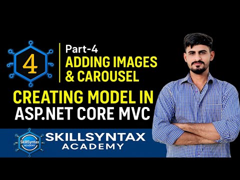 4 Adding Images & Carousel in View + Creating Model in ASP.NET Core MVC | Full Step-by-Step Tutorial