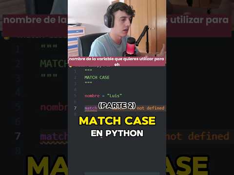 Match case en Python! Parte 2 #python #shorts