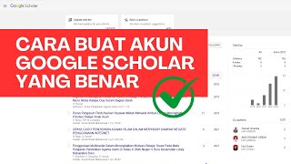 Cara Membuat Akun Google Scholar