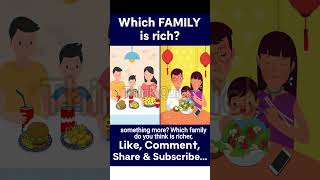 Only 1% People Guess the Rich Family Right 😲 | Mind Challenge #thinkquick #shorts #shortsfeed