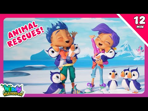 Windy & Walker Are Kid Animal Rescuers! | Windy Weatherfoot | Kids Show
