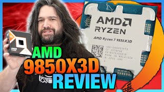 AMD Ryzen 7 9850X3D CPU Review & Benchmarks | Gaming, Power, & Thermals, ft. DDR5-4800