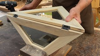 Unique Wooden Furniture Ideas // DIY Cabinets With Creative Opening And Closing Mechanism