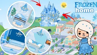 Toca Boca Frozen ❄️ Home designer 🤔 | Toca life world New update 😱 Elsa !?