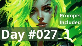 Prompt-Driven Females: Mind-Blowing! AI Portrait, Day 027