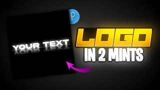 CREATE a LOGO in 2 Minutes! PixelLab Tutorial