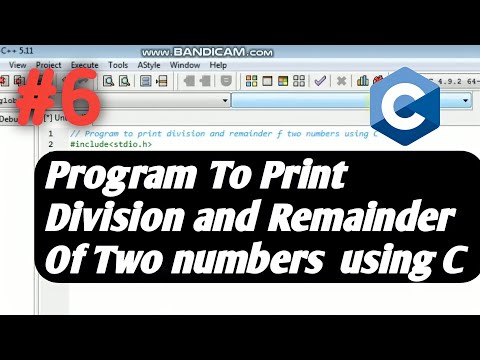 Program To Print Quotient And Remainder Using C  program to compute quotient and reminder