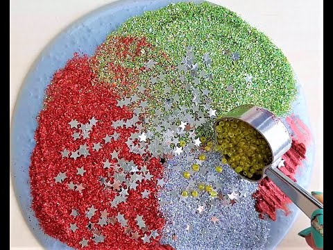 Adding TOO MUCH Ingredients In Slime. Satisfying Crunchy Slime