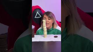 OREO challenge in Squid Game😱 #subscribe