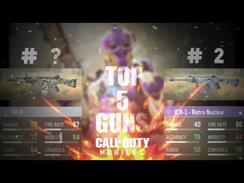 TOP 5 GUNS IN CALL OF DUTY MOBILE | BEST LOADOUTS IN CODM SEASON 10 #codm #bonusvideo