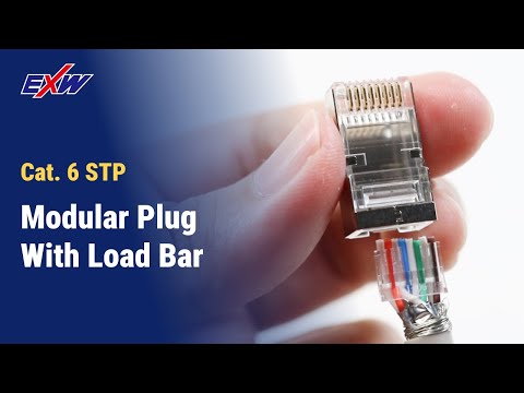 Fluke DSX-8000 Component test Pass Category 6A STP RJ45 Connector 8P8C Modular Plug With Load Bar