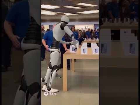 Robots robbed the Apple Store #robot #apple #robbed #ai