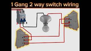 How to Wire a 1 Gang 2 Way Switch | Simple Electrical Guide