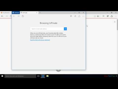 Enable incognito (InPrivate) mode in Edge