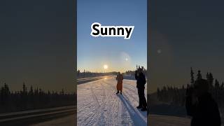 The weather on both sides is not the same.#travel #alaska #weather #cloudy #sunny