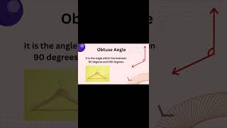 Obtuse Angle| Type of Angle| Mathematics#maths #education #matheducation #ytshorts #trendingshorts