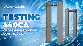 Walk-through metal detector 468CA | Cross-beam Digital Control Box 468CA - ProScan Global