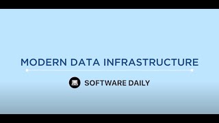 Modern Data Infrastructure