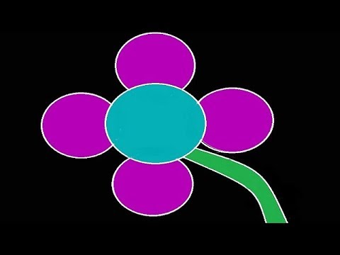 FLOWER IN COMPUTER GRAPHICS(C++ PROGRAMMING LANGUAGE)