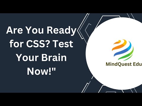 CSS MCQs Practice | Boost Your Exam Prep with Smart Questions!