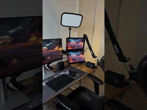 Rate 1-10 my desk setup #desksetup #desktour #deskinspiration #fyp