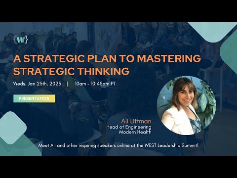 A Strategic Plan to Mastering Strategic Thinking
