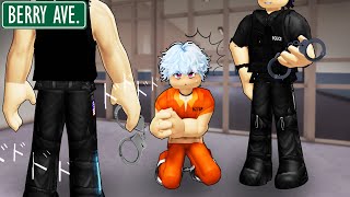 HOT COPS PUNISHED ME IN THE GULP GULP JAIL! P2 | Roblox gay story 🏳️‍🌈| BERRY AVENUE RP