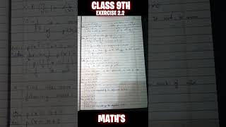 NCERT math's class 9 chapter 2 Polynomial Exercise 2.2 solution #maths #ncert #class9 #solution
