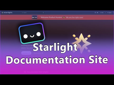 Astro Starlight Documentation Template (build custom app docs!)