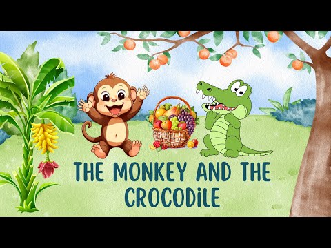 The Monkey and the Crocodile #story #bedtimestories #animation #cartoon #kidslearning #learning