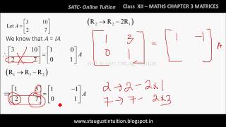 Class 12 Maths Chapter 3  Matrices Part 35