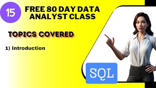#15 Learn SQL for Data Analysis: Free Tamil Data Analyst Training Course  in 80 Days | Day 15/ SQL