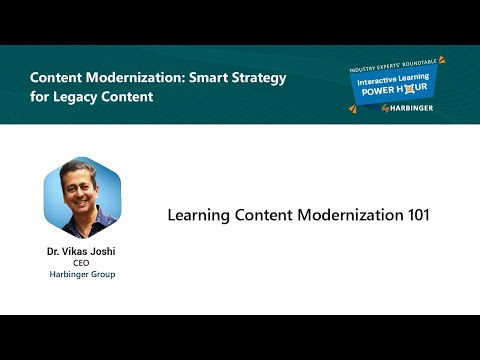 Snippet 2: Learning Content Modernization 101