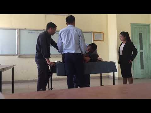 First Aid Show and practice at classroom